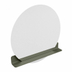 Mondiaz SPOT Badkamerspiegel - rond 90cm - spiegelplanchet - kleur Army SW1235488
