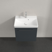 Villeroy en boch Avento wastafelonderkast 512x520x348 1xdeur scharn.links crystal grey SW59877