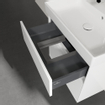 Villeroy & Boch Collaro wastafelonderkast 60.4x54.6cm 2 lades Glossy white SW479543