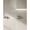 Fap Ceramiche Nobu wand- en vloertegel - 6x24cm - Natuursteen look - White mat (wit) SW1119926