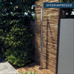 FugaFlow Buitendouche - vrijstaand - RVS 316 - handdouche - geborsteld RVS SW890157