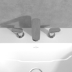 Villeroy & Boch Antao Driegats wastafelkraan - met Push-Open afvoergarnituur - chroom SW974134