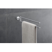 Duravit Starck T Handdoekhouder - 2 stangen - 46.5cm - draaibaar - chroom SW297095