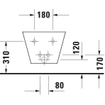 Duravit Starck 1 Wandbidet 410X320X575Mm 1 Kr.Gat Overl W.Gliss Wit 0295434