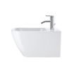 Duravit HappyD 2 wandbidet 35.5x54cm met overloop met kraangat wit SW54337