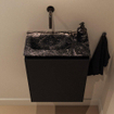 MONDIAZ TURE-DLUX 40cm toiletmeubel Urban. EDEN wastafel Lava positie links. Zonder kraangat. SW1103638