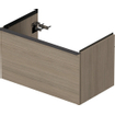 Duravit D-Neo wastafelonderkast 78.4x44x45.2cm 1 lade met softclose Eiken (terra) Mat SW640629