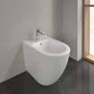 Villeroy & Boch Subway 2.0 staand bidet met kraangat met overloop wit 1025182