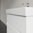 Villeroy & Boch Collaro wastafelonderkast 60.4x54.6cm 2 lades Glossy white SW479543