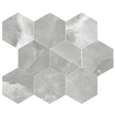 EnergieKer Onyx ek wand- en vloertegel - 26x90cm - Natuursteen look - hexagon - Grey pulido gepolijst (grijs) SW1120074