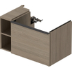 Duravit D-Neo wastafelonderkast 78.4x44x45.2cm 1 lade met softclose Eiken (terra) Mat SW640799