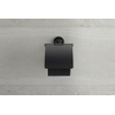 Duravit Starck T Toiletrolhouder - met klep - zwart mat SW297081