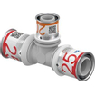 Uponor S-Press Plus PPSU pers composiet T-stuk verlopend 25x20x25mm SW405829