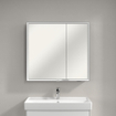 Villeroy & Boch My view spiegelkast 80x75cm 2 deuren 2 contactdoos LED SW641657