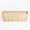 Mondiaz FOWY fonteinonderkast - 90x22x50cm - 2 deuren - push to open - softclose - Washed Oak SW1016870