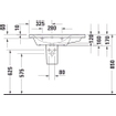 Duravit D-Neo wastafel met wondergliss 80x48x17cm 1 kraangat rechthoek Keramiek Wit SW640407