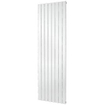 Plieger Cavallino Retto designradiator verticaal enkel middenaansluiting 1800x602mm 1205W pergamon (RAL9001) 7252985