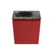 MONDIAZ TURE-DLUX 40cm toiletmeubel Fire. EDEN wastafel Lava positie links. Zonder kraangat. SW1103755