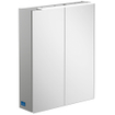 Villeroy en boch My view one spiegelkast 60,7x74,6 cm met 2 deuren met led SW73045