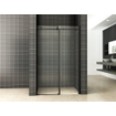 Wiesbaden Slide nis schuifdeur 1200 x 2000 x 8 mm nano helder glas/mat zwart SW522630