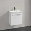 Villeroy en boch Avento wastafelonderkast 512x520x348 1xdeur scharn.links crystal white SW59879