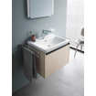 Duravit D-Neo wastafel met wondergliss 65x48x16.5cm 1 kraangat rechthoek Keramiek Wit SW640389