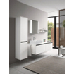 Duravit Ketho 2 wastafelonderbouwkast incl. consoleplaat met 2 laden voor waskom links 160x55x45.9cm met handgrepen antraciet wit mat SW772076