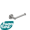 FugaFlow Eccelente Acces Toiletrolhouder - zonder klep - rond - Geborsteld RVS PVD SW1123219