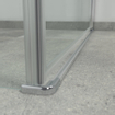 Saniclass Neptune Douchecabine - 1 draaideur - Zijwand - 90x90x200cm - 6mm veiligheidsglas - anti kalk - chroom SW238231