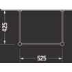 Duravit Vero onderstel voor wastafel 045360/045460 chroom 0305359