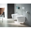 Duravit ME by Starck wandbidet 37x57cm met kraangat met overloop en wondergliss wit 0300941