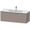 Duravit D-Neo wastafelonderkast 121x44x46.2cm 1 lade Basalt Mat SW640724