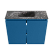 MONDIAZ TURE-DLUX 60cm toiletmeubel Jeans. EDEN wastafel Lava positie midden. Met 1 kraangat. SW1103850
