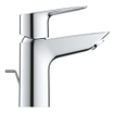 GROHE Bauloop waterbesparende wastafelkraan M-Size met trekwaste chroom SW536449