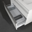 Villeroy & Boch Venticello wastafelonderkast 95.3x59cm 2x lade glossy wit GA53295