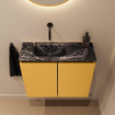 MONDIAZ TURE-DLUX 60cm toiletmeubel Ocher. EDEN wastafel Lava positie links. Zonder kraangat. SW1103875
