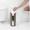 Brabantia ReNew Reserverolhouder - 3 rollen - platinum SW454736