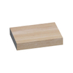 Saniclass Massief eiken wastafelblad 60x50x10cm zonder kraangat Hout White oak SW371931