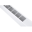 Eurom Alutherm Convectorkachel - 145x21cm - IP24 - 2500watt - wifi - vloer/wand- Horizontaal - metaal wit mat SW999862