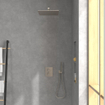 Villeroy & Boch Universal Showers hoofddouche - 35cm - vierkant - Matt Brushed Nickel (RVS) SW974386