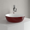 Villeroy & Boch Artis opzetwastafel 43cm rond bordeaux SW644082