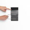 Brabantia ReNew Toiletrolhouder- met klep - matt black SW237218