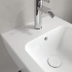 Villeroy & Boch Venticello wandbidet met 1 kraangat 37.5x56cm met overloop wit 1025162