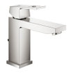 GROHE Eurocube waterbesparende wastafelkraan m-size met waste supersteel SW444121