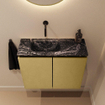 MONDIAZ TURE-DLUX 60cm toiletmeubel Oro. EDEN wastafel Lava positie links. Zonder kraangat. SW1103959