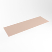 Mondiaz TOP 23 Topblad - 130x23.5x0.9cm - geschikt voor afdekplaat - Solid surface - Rosee SW1019466