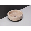 Forzalaqua Verona Xs waskom 30x30x10cm Rond Natuursteen Travertin gezoet SW67703