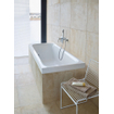 Duravit HappyD 2 kunststof inbouwbad acryl rechthoekig met 2 rugsteunen 180x80x46cm wit SW54606