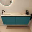 MONDIAZ TURE-DLUX 120cm toiletmeubel Smag. EDEN wastafel Frappe positie links. Met 1 kraangat. SW1103020