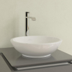 Villeroy en Boch Loop en Friends opzetwastafel 38cm met plug en keramische afdekking en overloop wit 1020123